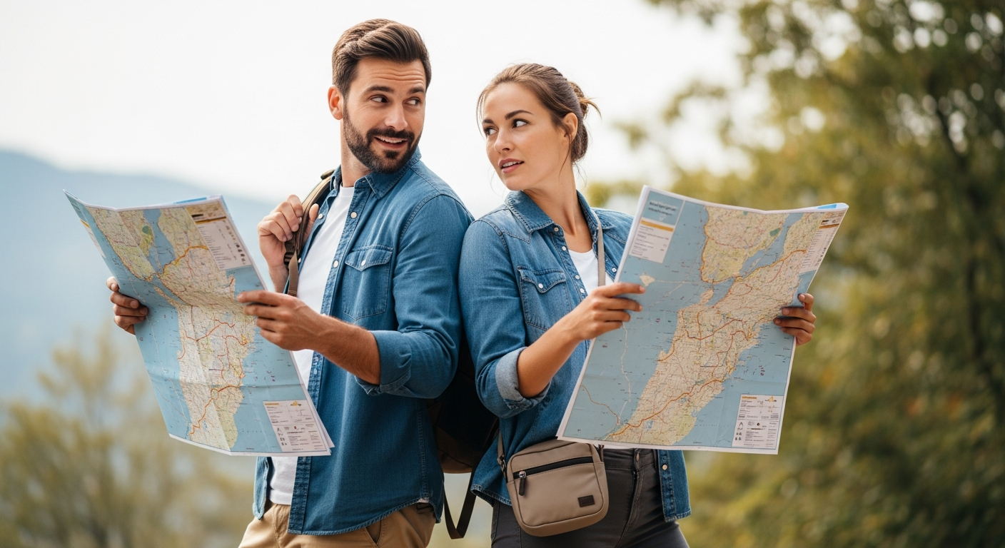 A traveler using MT&C's personalized Japan trip-planning tools